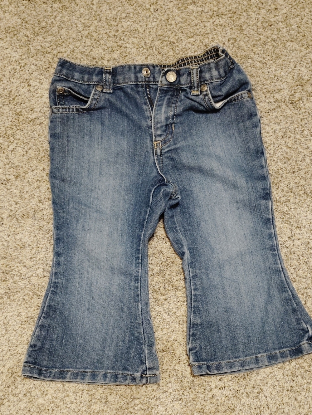 Old Navy Medium Blue Wide-Leg Kids Jeans